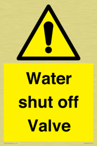 Water shut off Valve